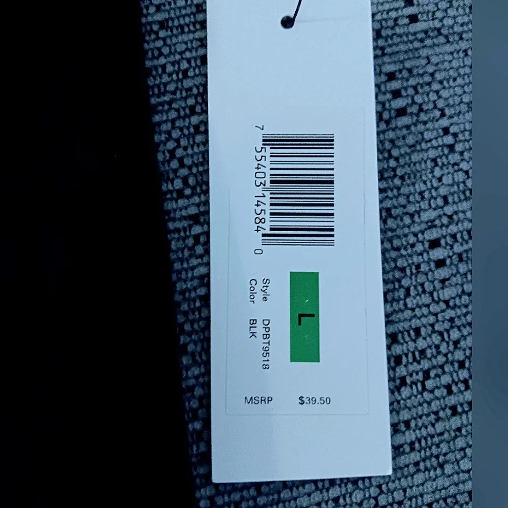 Calvin Klein Rhinestone Shirt Sport Black Size L - Picture 10 of 14